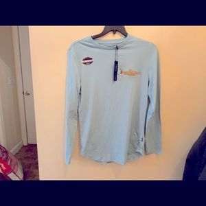 Embroidered long sleeved tee